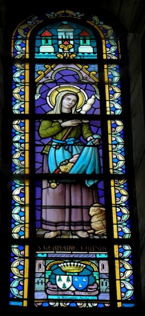 피브락의 성녀 제르마나 쿠쟁_photo by GO69_in the church of Saint-Malo-de-Phily.jpg